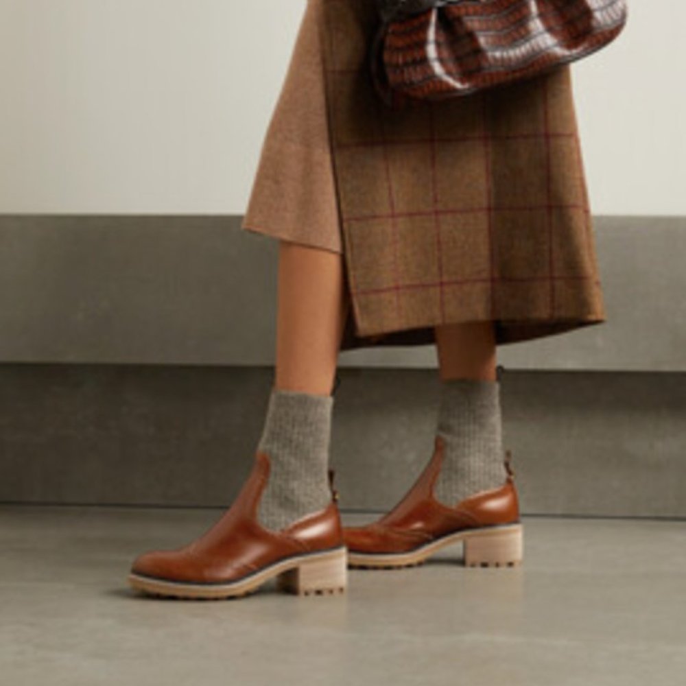 Chloe Franne Sock Ankle Boot